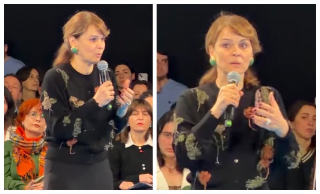 "აქამდე მივედით. ეს დასასრულის დასასრულია... დათრგუნული ვარ" - ნინო კასრაძე ფორუმზე საზოგადოებას შეხვდა