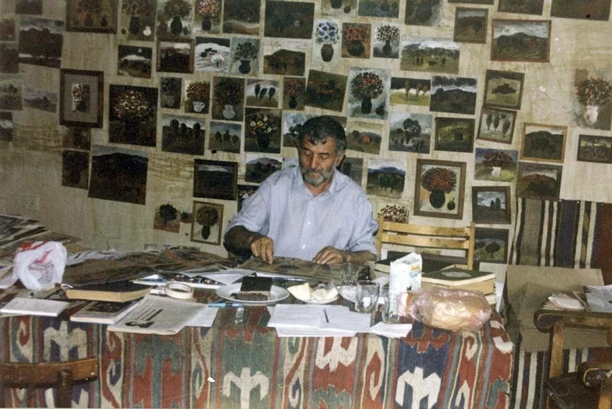 თან ხატავდა, თან საუბრობდა